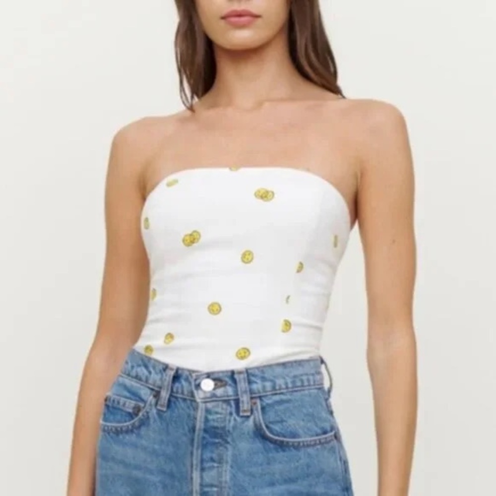 Reformation Paolo Tube Top Mixed Emotions